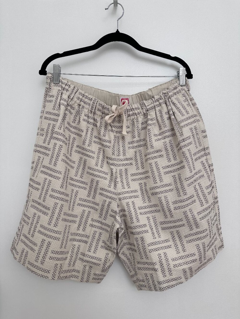 KENZO PARIS - TEXTURED " WEAVE" SHORTS - SIZE XL